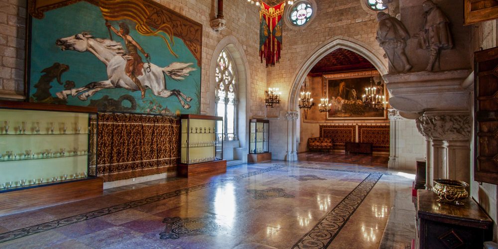 Interior del Castell de Santa Florentina (Canet de Mar)